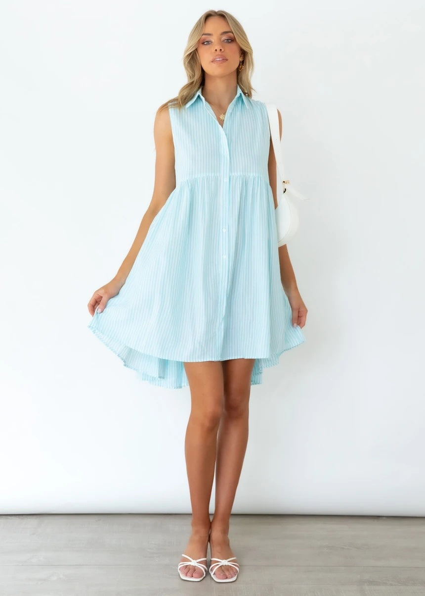 Summer Sizzle Loose Shirt Dress
